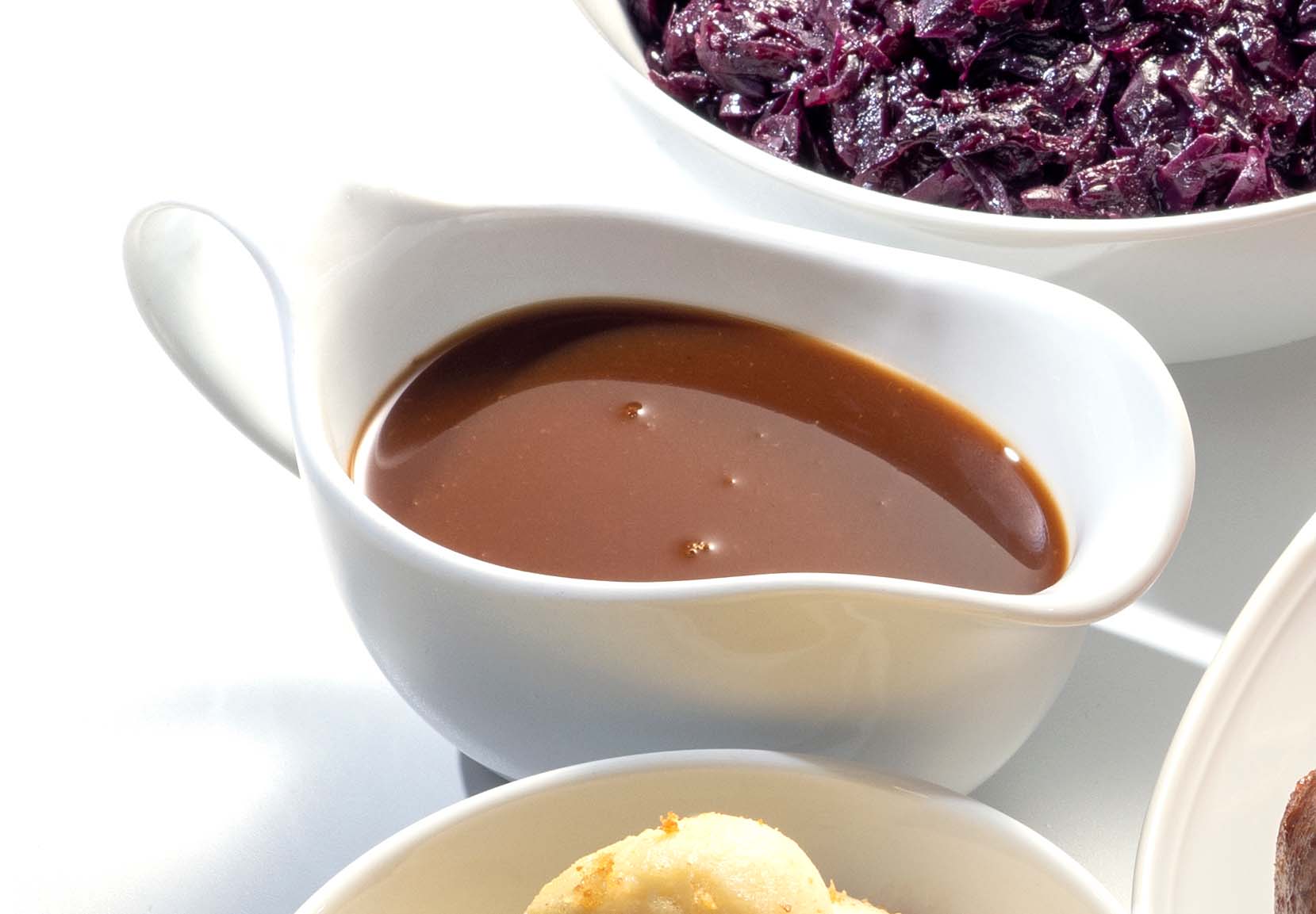 Extra Portion Sauce zum Enten- oder Gänsebraten