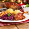 Gänsebraten mit 4 Beilagen portionsweise